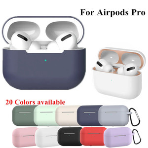 大人気 Apple Airpods pro用のシリコンケース ステッカー付き Bluetooth用のAirpodプロ用アクセサリー