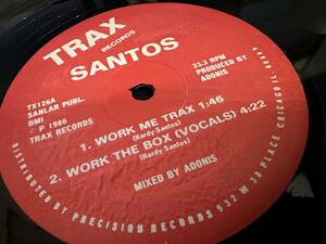 12”★Santos / Work The Box / Frankie Knuckles / Adonis / シカゴ・ハウス・クラシック！