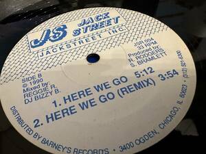 12”★Jackstreet Inc. / My Bass / Here We Go /　シカゴ・ ファンキー・ハウス！