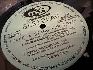 12”★Gerideau / Take A Stand For Love / ディープ・ヴォーカル・ハウス！