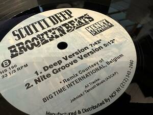 12”★Scotti Deep / Brooklyn Beats Import Mixes / ディープ・ハウス！