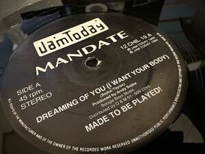 12”★Mandate / Dreaming Of You (I Want Your Body) / ハウス・クラシック！