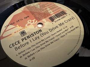 12”★CeCe Peniston / Before I Lay (You Drive Me Crazy) (The Grand Jury Remixes) / R&B！