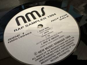 12”★NMS Rap Sampler 1994 / クラシック！Slick Rick / Onyx / Nice 'N' Smooth / Erick Sermon / Redman / Big L / Ahmad / YZ