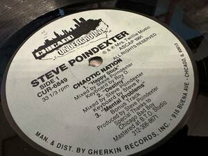 12”★Steve Poindexter / Chaotic Nation / シカゴ・ハウス・クラシック！