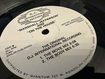12”★Marshall Jefferson And On The House / Move Your Body / シカゴ・ハウス・クラシック！_画像2