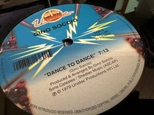 12”★Gino Soccio / Dancer / Dance To Dance / ダンス・クラシック！！