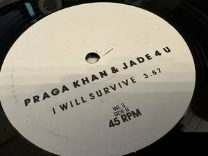 12”★Praga Khan & Jade 4 U / God Of Abraham / I Will Survive / ユーロ・ヴォーカル・ハウス / テクノ！