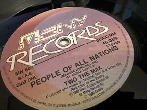 12”★Two The Max / People Of All Nations / イタロ・ハウス・クラシック！