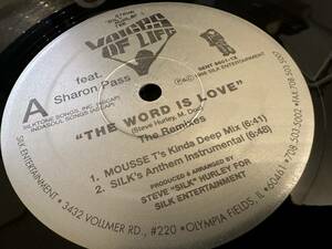12”x2★Steve Silk Hurley & The Voices Of Life / The Word Is Love (The Remixes) / ヴォーカル・ハウス！！