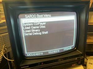 SS / セガサターン / SAROO / SegaSaturn HDloader / SDカードからゲームが起動できます