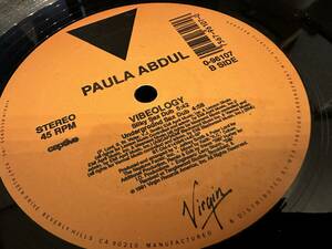 12”★Paula Abdul / Vibeology / シンセ・ポップ / ヴォーカル・ハウス・クラシック！