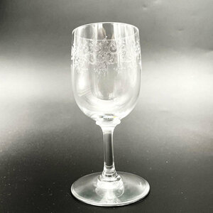 Baccarat バカラ セビーヌ ワイン グラス 12.5cm エッチング クリスタル