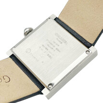 CHANEL シャネル レディース腕時計 マドモアゼル QZ シルバー ブラック 白文字盤 H1665 ※新品革ベルトに交換済み_画像7