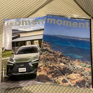 moment spring2024& autumn 2023 レクサス　LEXUS 定期購読本　2冊セット