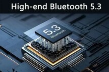  【即日発送】残量LED表示付Bluetooth ハンズフリーワイヤレスイヤホン ノイズキャンセリング コンパクト 高品質_画像6