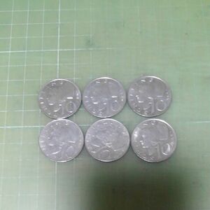 オーストリア10シリング硬貨×６枚