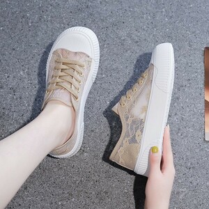  slip-on shoes .... lady's Loafer thickness bottom flat shoes ventilation summer ko-te pretty casual comfortable khaki 24cm