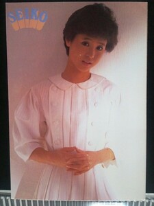 松田聖子　1982年 ポストカード(春〜spring〜Myojo)　☆デビュー3年目のポストカードです。☆その②