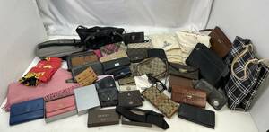 [9377][1 jpy ~] brand junk summarize approximately 8kg long wallet etc. GUCCI COACH PRADA MCM BVLGARI CELINE Louis Vuitton other present condition goods junk 