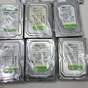 【1448】② 1円~ 内蔵型 3.5 2.5 HDD ハードディスク まとめ WD GreenPower HGST 1TB 500GB 320GB 8455MB 18点セット 未動確 ジャンク品の画像4