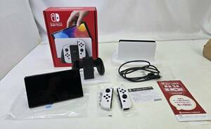 【1470】1円~ ④ Nintendo Switch ニンテンドー スイッチ 有機EL ホワイト HEG-001 XTJ 完動品 中古品