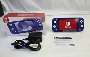 【2402】1円~ ゲームハード Nintendo Switch lite スイッチ ライト Blue ブルー HDH-001 XJJ 完動品 中古品