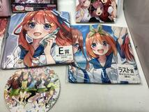 【1976】五等分の花嫁 グッズまとめ タオル アクリルスタンド ラバーストラップ クリアポスター 他 中古品_画像5