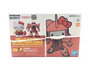 [2156][ gun pra ] SD Gundam Cross Silhouette Hello Kitty /MS-06S car a exclusive use The kII plastic model not yet constructed unopened secondhand goods 