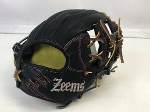 【2059】Zeems ジームス 528CBN 軟式 内野手用 ハイレベルオーダー 野球 グローブ グラブ 日本製 中古品