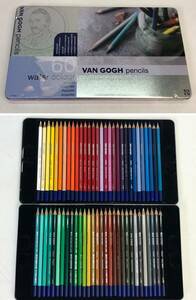 【2039】ヴァンゴッホ 水彩色鉛筆 60色セット 97740065 TALENS VAN GOGH アート用品 現状品