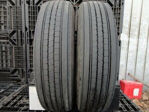 ●6467 夏 美品9分山 ブリヂストン R225 225/80R17.5 123/122L 2本 2018年製