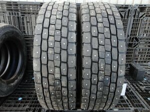 ●6465 ミックス ピン付 イボ付10分山 DUNLOP SP680 315/80R22.5 156/153J 2本 2020年製