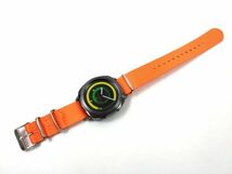 ナイロン製ミリタリーストラップ natoタイプ 腕時計布ベルト オレンジ 20mm_画像3