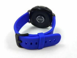 スポーツバンド 交換用腕時計ベルト ストラップ シリコン ラバー ブルー 20mm