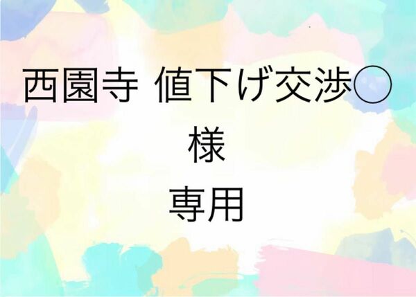 専用　西園寺　値下げ交渉◯様