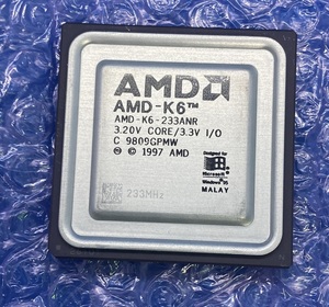 AMD K6 233MHz CPU operation not yet verification 