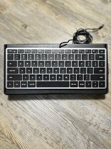 SATECHI SLIM W1 USB-C 有線 バックライトキーボード US配列 (MacBook Pro, iMac, Mac Mini, iPad Pro など対応) (1ゾーン)