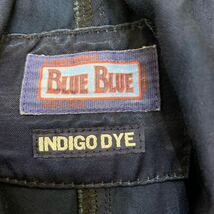 ハリウッドランチマーケット　BLUE BLUE INDIGO DYE インディゴ染　レーヨン混パンツ　Sサイズ_画像2