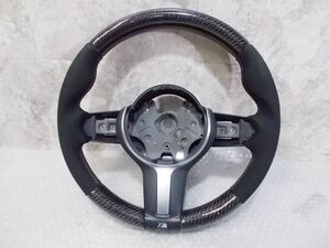 ★美品!激安!★BMW F系 2 3 4 シリーズ オートテクニック ステアリング カーボンハンドル 370mm 37cm / R4-1754