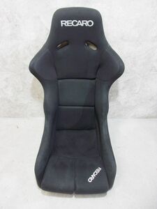 ★美品!良品!破れ無し!★RECARO レカロ SP-G SPG3 KK フルバケ フルバケット シート サイド止め ブラック系 背面ロゴ / R4-1833