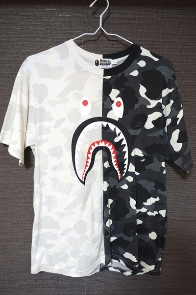 BAPE★City Camo Shark Tee Lサイズ★A BATHING APE