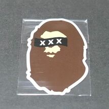 BAPE GOD SELECTION XXX BIG APE HEAD ステッカー_画像1