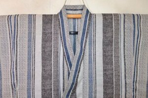 . day 2343.. cotton Kobai man. high class yukata kimono single ..68 height 145К high line * empty middle garden. world [. heaven .] new goods beater dyeing 