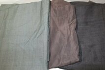 壱月2597 すべて本絹の男羽織１０着セットК西陣織お召・京泥紬・京紬 サイズいろいろの古布・古い品です 着用可能な品もあります_画像3