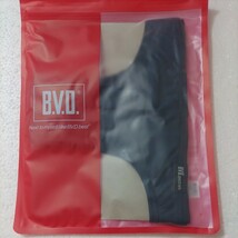 BVD 　 Tバック　 サイズ　L　カラー　紺　　新品未使用　 中国製　つるつるした肌触りの生地です　写真の3以降を参考にしてください_画像1