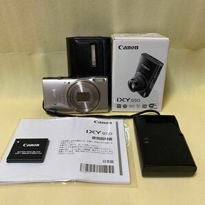 【美品】 Canon コンパクトデジタルカメラ IXY 650 Wi-Fi対応 キャノン カメラ ケース付