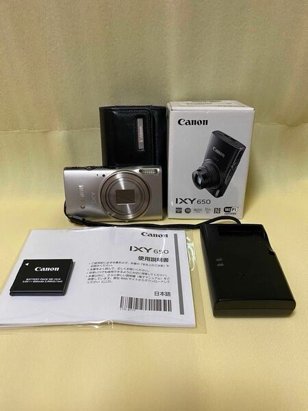 【美品】 Canon コンパクトデジタルカメラ IXY 650 Wi-Fi対応 キャノン カメラ ケース付