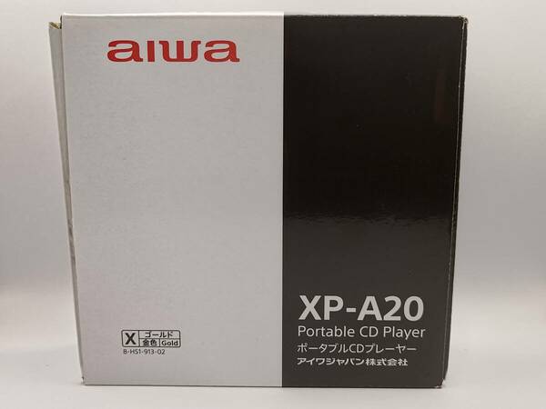 アイワ aiwa ポータブルCDプレイヤー ゴールドカラー XP-A20