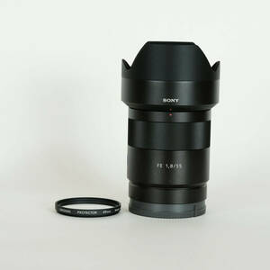 [良品｜フィルター付] SONY Sonnar T* FE 55mm F1.8 ZA SEL55F18Z / ソニーEマウント / フルサイズ